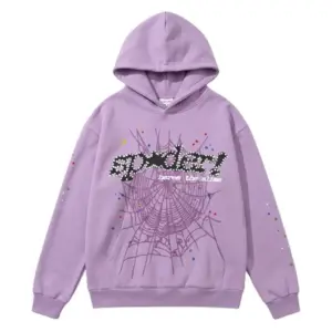 Spider Acai Hoodie Purple
